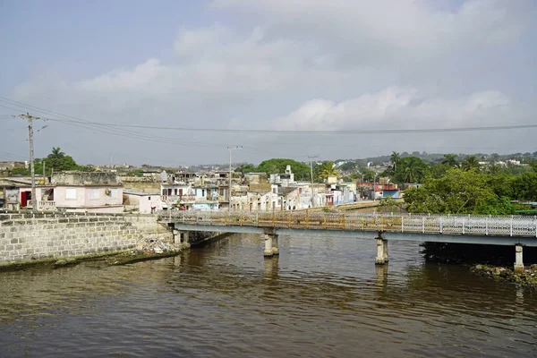 Most Matanzas Koło Varadeo Kubie — Zdjęcie stockowe