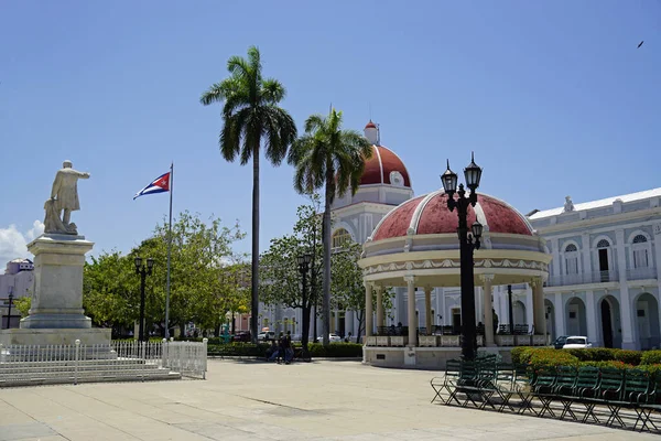 Monumentos Colores Plaza Central Cienfuegos —  Fotos de Stock