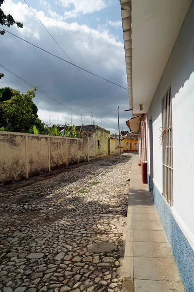 Casas Coloridas Nas Ruas Trinidad Cuba — Fotografia de Stock