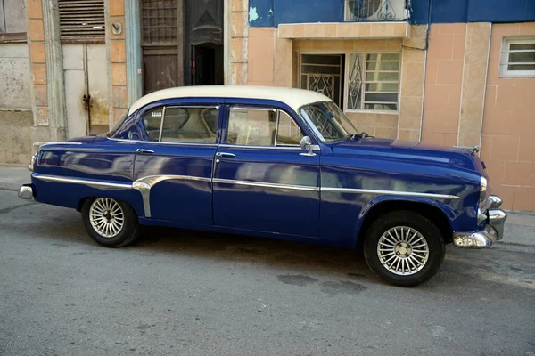 Viejo Coche Clásico Las Calles Havana Cuba — Foto de Stock