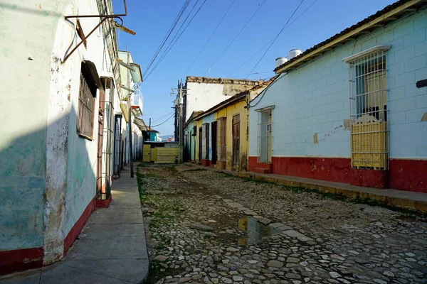 Casas Coloridas Nas Ruas Trinidad Cuba — Fotografia de Stock