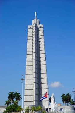 Havana 'daki devrim meydanındaki anıt