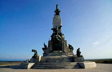 Havana 'daki meşhur Malecon Bulvarı.