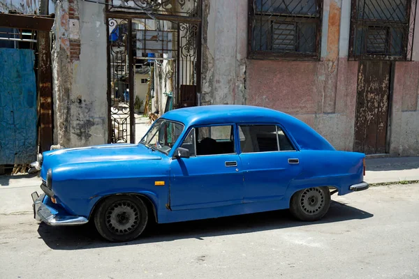 Старый Классический Автомобиль Улицах Хаваны Куба — стоковое фото