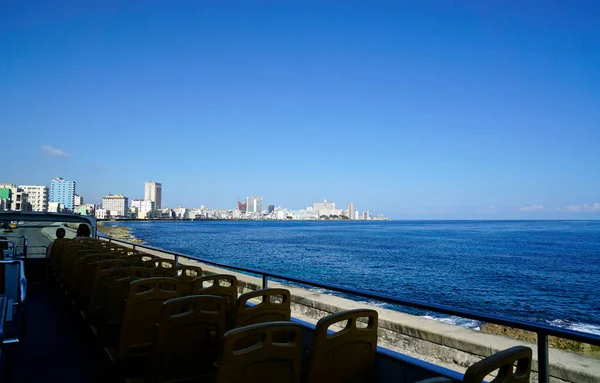 Horizonte Pintoresco Havana Malecón —  Fotos de Stock