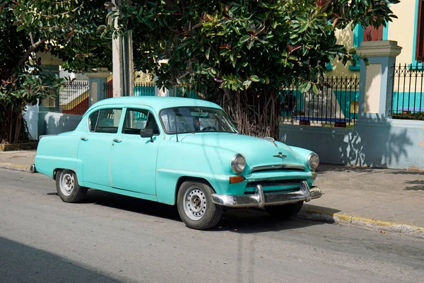 Oude Klassieke Auto Straten Van Matanzas Cuba — Stockfoto