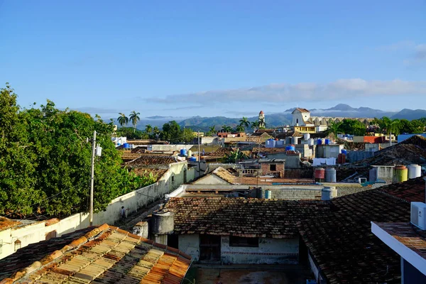 Case Colorate Nelle Strade Trinidad Cuba — Foto Stock