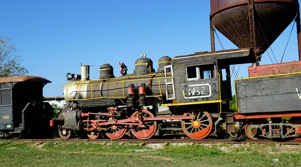 Küba Trinidad Eski Lokomotifler Trenler — Stok fotoğraf