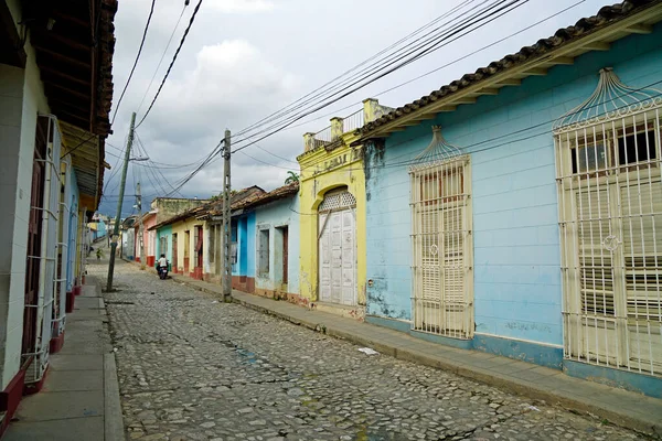 Casas Coloridas Nas Ruas Trinidad Cuba — Fotografia de Stock