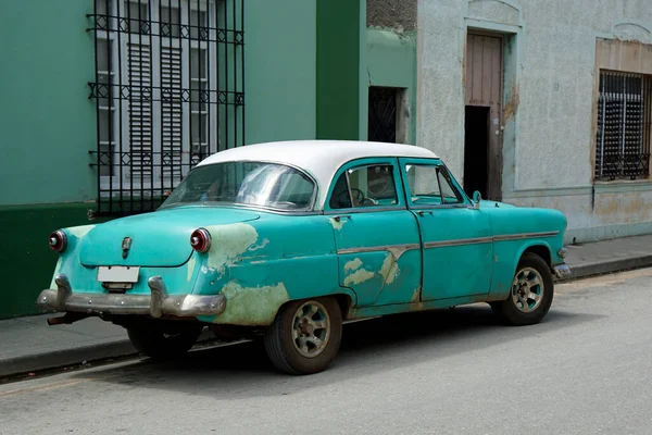 Viejo Coche Las Calles Cardenas Kuba —  Fotos de Stock