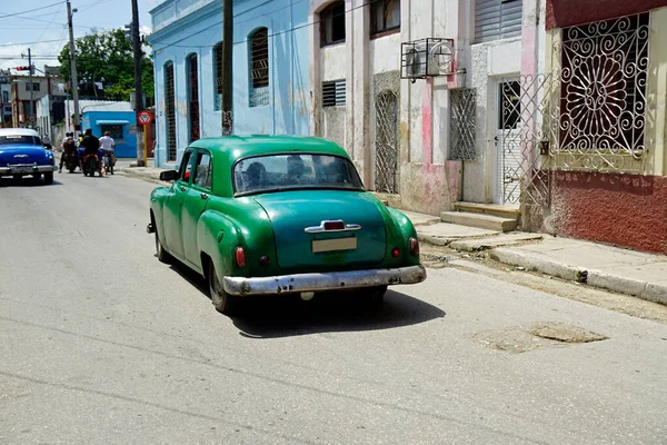 Viejo Coche Las Calles Cardenas Kuba — Foto de Stock