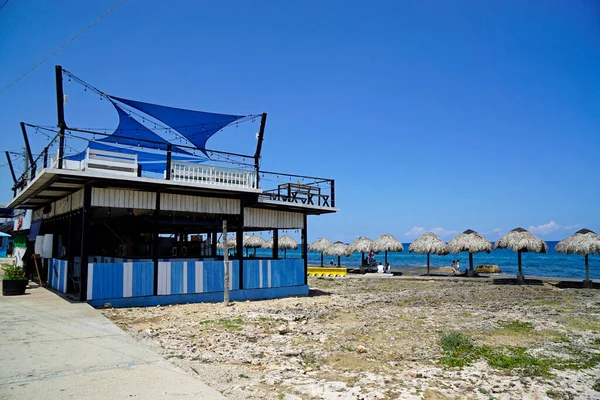 Nuovo Moderno Bar Sulla Spiaggia Havana Miramar — Foto Stock