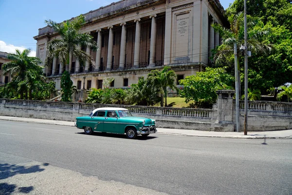 Stary Samochód Ulicach Hawany Kuba — Zdjęcie stockowe