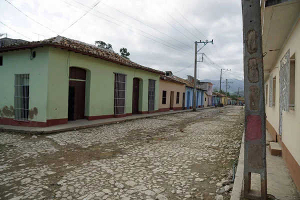 Casas Coloridas Nas Ruas Trinidad Cuba — Fotografia de Stock