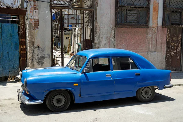 Старый Классический Автомобиль Улицах Хаваны Куба — стоковое фото