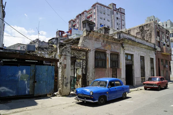 Velho Carro Clássico Nas Ruas Havana Cuba — Fotografia de Stock