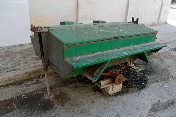 Velho Atropelamento Reboque Nas Ruas Havana Vieja — Fotografia de Stock