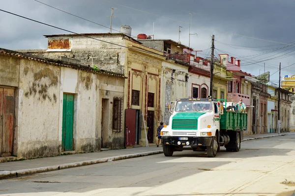 Cardenas Cuba Por Volta Maio 2022 Paisagem Rua Com Casas — Fotografia de Stock