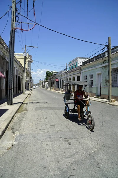 Havana Cuba Por Volta Maio 2022 Velho Táxi Bicicleta Nas — Fotografia de Stock