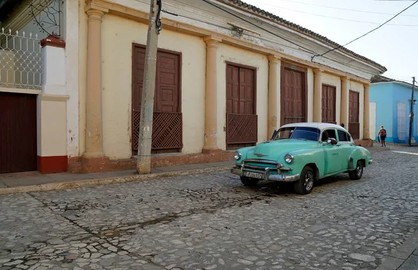 Trinidad Cuba Vers Mai 2022 Voiture Classique Dans Les Rues — Photo