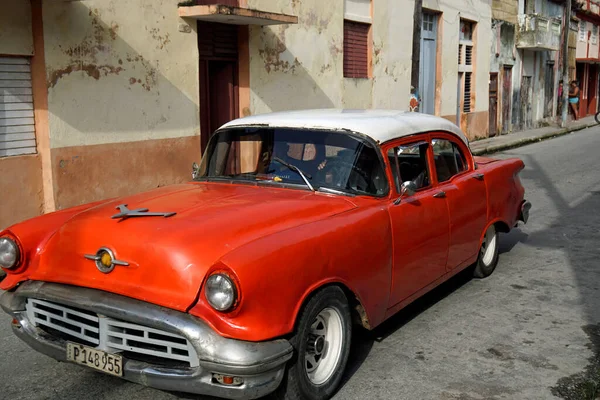 Matanzas Cuba Jurul Lunii Mai 2022 Clasic Car Străzi — Fotografie, imagine de stoc