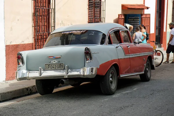 Matanzas Cuba Circa Mei 2022 Klassieke Oude Auto Straat — Stockfoto