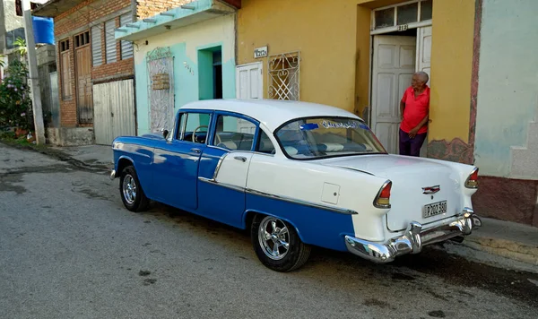 Trinidad Cuba Jurul Lunii Mai 2022 Mașină Clasică Străzile Din — Fotografie, imagine de stoc