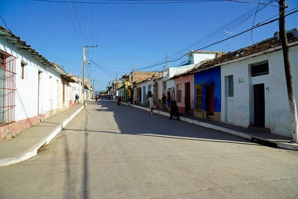 Trinidad Kuba 2022 Livliga Gator Centrum Staden — Stockfoto