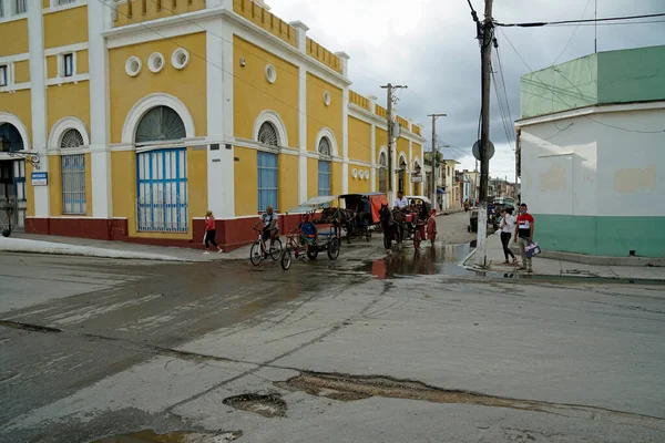 Cardenas Cuba Por Volta Maio 2022 Carruagem Cavalos Nas Ruas — Fotografia de Stock