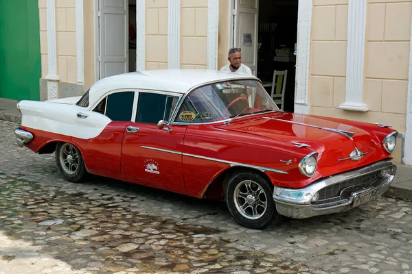 Trinidad Kuba Mai 2022 Oldtimer Auf Den Straßen Von Trinidad — Stockfoto