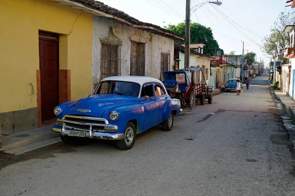 Trinidad Cuba Vers Mai 2022 Voiture Classique Dans Les Rues — Photo