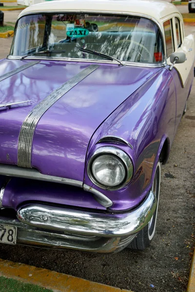 Limonar Kuba Około Maja 2022 Klasyczny Stary Samochód Małej Wiosce — Zdjęcie stockowe