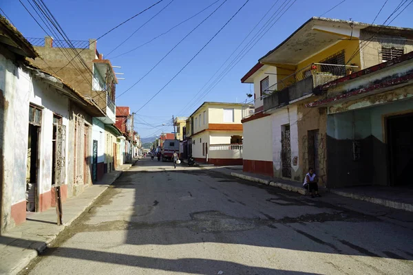 Trinidad Cuba Circa Maggio 2022 Strade Lilla Nel Centro Della — Foto Stock