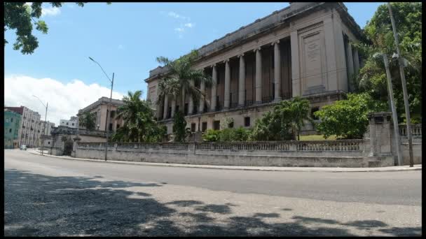 Havana Cuba Circa May 2022 Classic Car Streets Havana Vieja — Stock Video