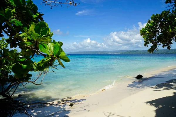 Экзотический Карибский Остров Cayo Levantado Доминиканской Республике — стоковое фото