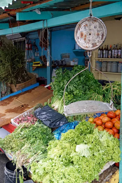 Warzywa Lokalnym Rynku Romana — Zdjęcie stockowe