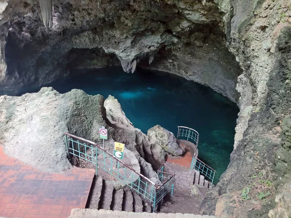 Scénique Yeux Grotte Santo Domingo République Dominicaine — Photo
