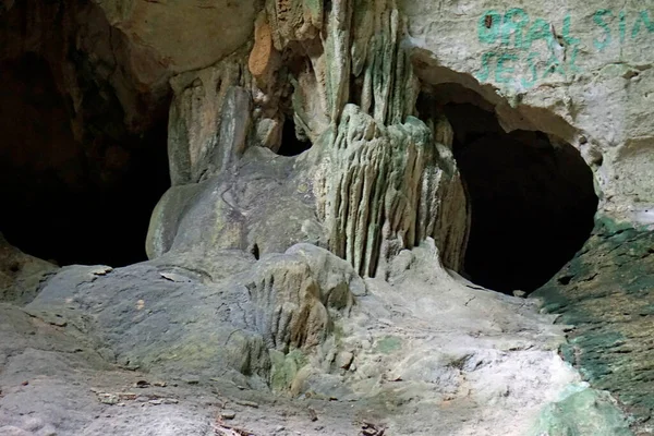 Grotte Linea Pittoresque Dans Parc National Los Haïtises République Dominicaine — Photo