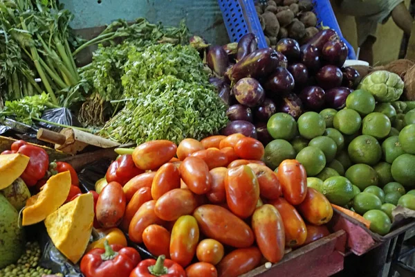 Zelenina Místním Trhu Romana — Stock fotografie