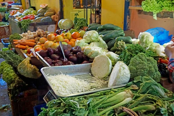 Groenten Een Lokale Markt Romana — Stockfoto