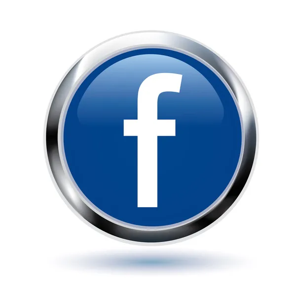 Facebook symbool — Stockvector