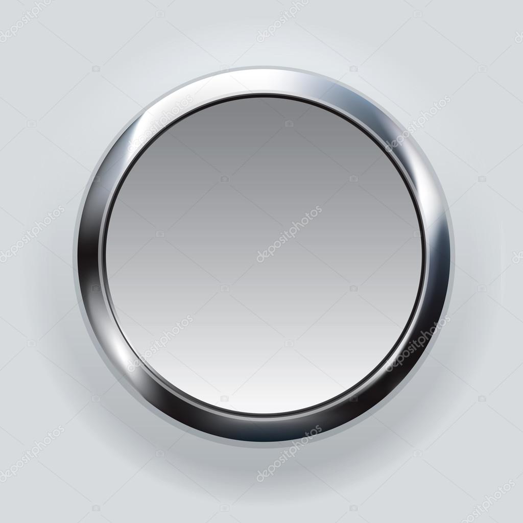 Silver button Stock Photo by kaisorn4 46461311
