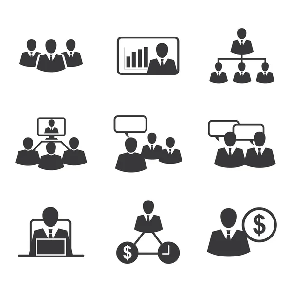 Pictogram kantoor — Stockvector