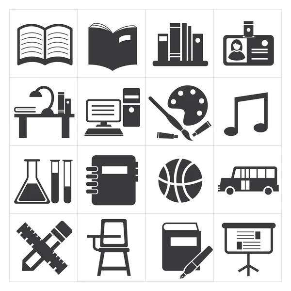 Icono Educación — Vector de stock