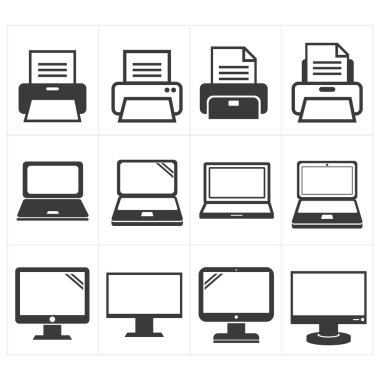 Ofis donatım simgeler