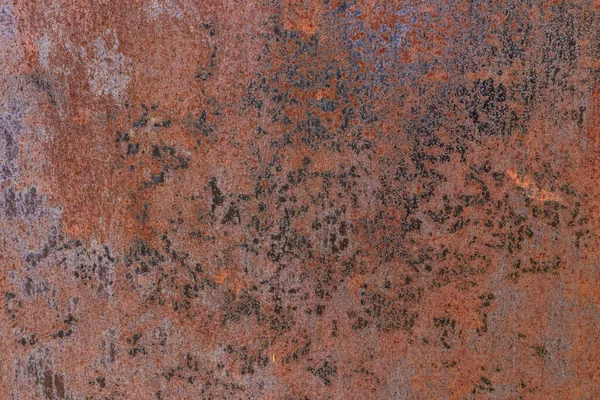 Roest Metalen Stalen Muur Achtergrond Textuur — Stockfoto