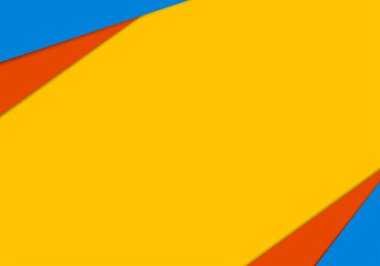 Sarı kağıt tabaka soyut arkaplan. Kağıt kesiği metin için yer ile kaplı.