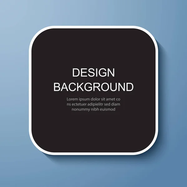 Light Box Square Sign Display Template Blue Background — vektorikuva