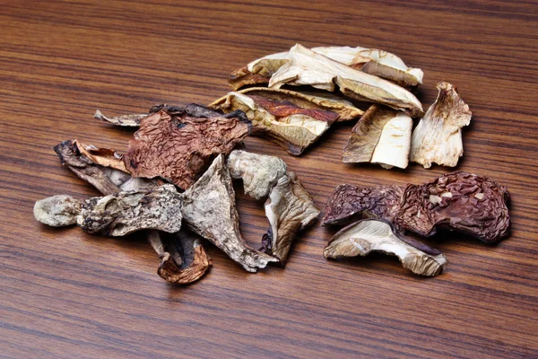 Dried mushrooms Stock Picture