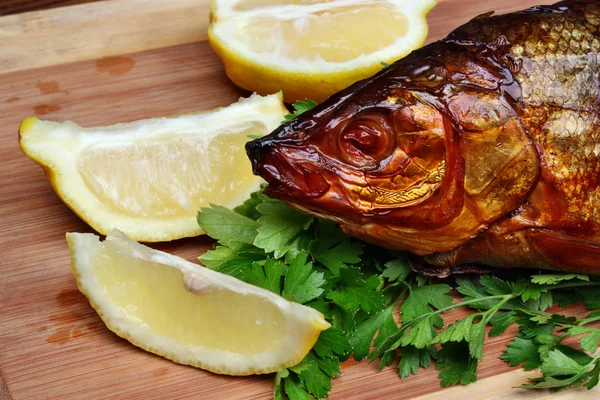 Pescado ahumado — Foto de Stock